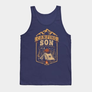 Camping Son Tank Top